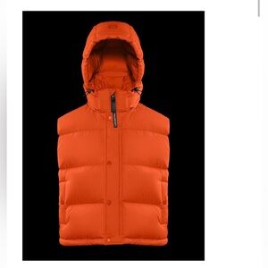 Aritzia Orange Super Puff Vest!